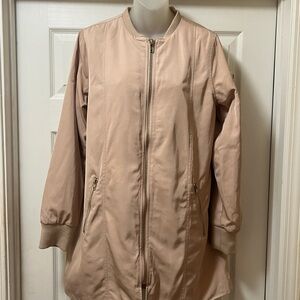 J.O.A. Long Blush Bomber Jacket